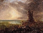 Thomas, Romantic Landscape with Ruined Tower